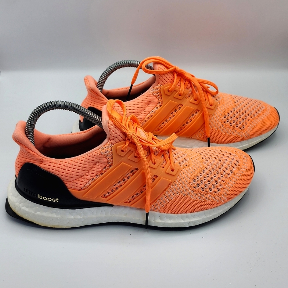 Adidas UltraBoost 1.0 Running Sneakers Flash Orange Women's 8.5 Shoes